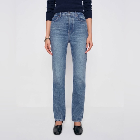 Reformation Denim - Reformation Cynthia High Rise Straight Jeans